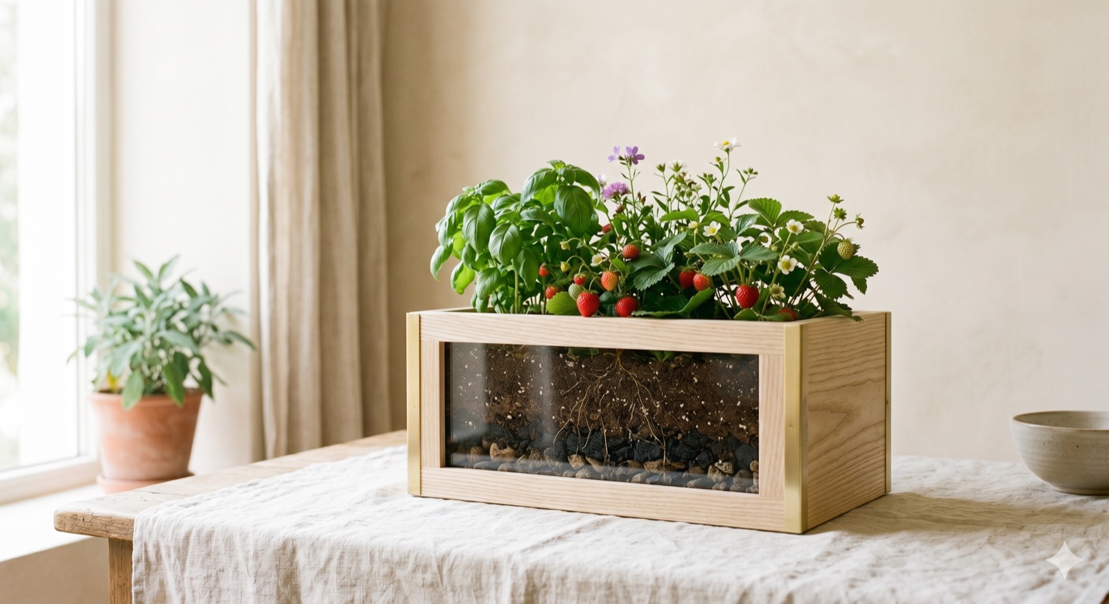 Eden.Grow, module de culture à panneau transparent